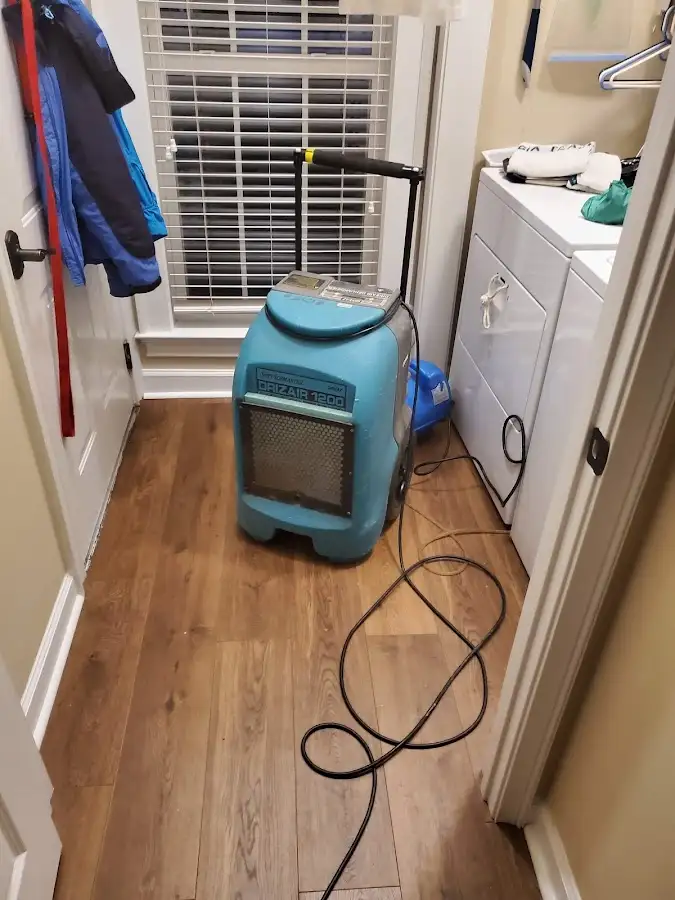 Commercial dehumidifier deployed for Flood Damage Cleanup in Yucca Valley